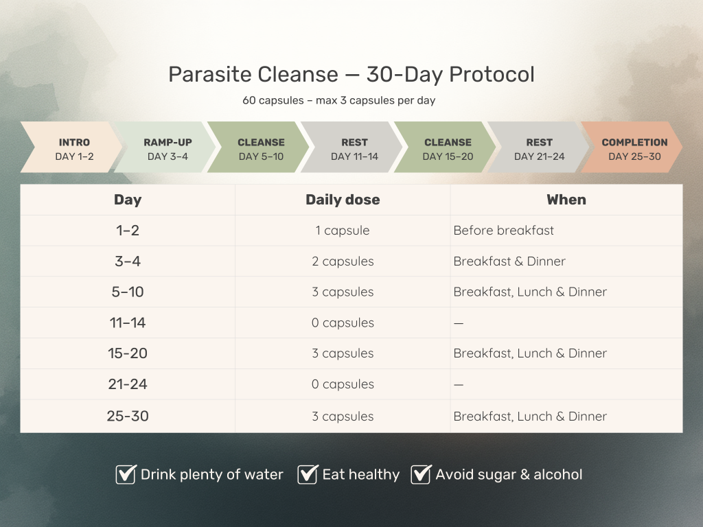 Parasite cleanse